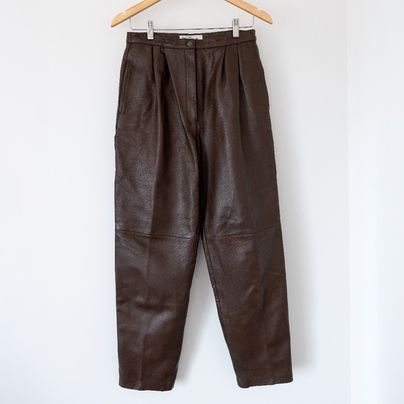 Margaret Godfrey bagatelle Leather pants Medium - Picture 1 of 6